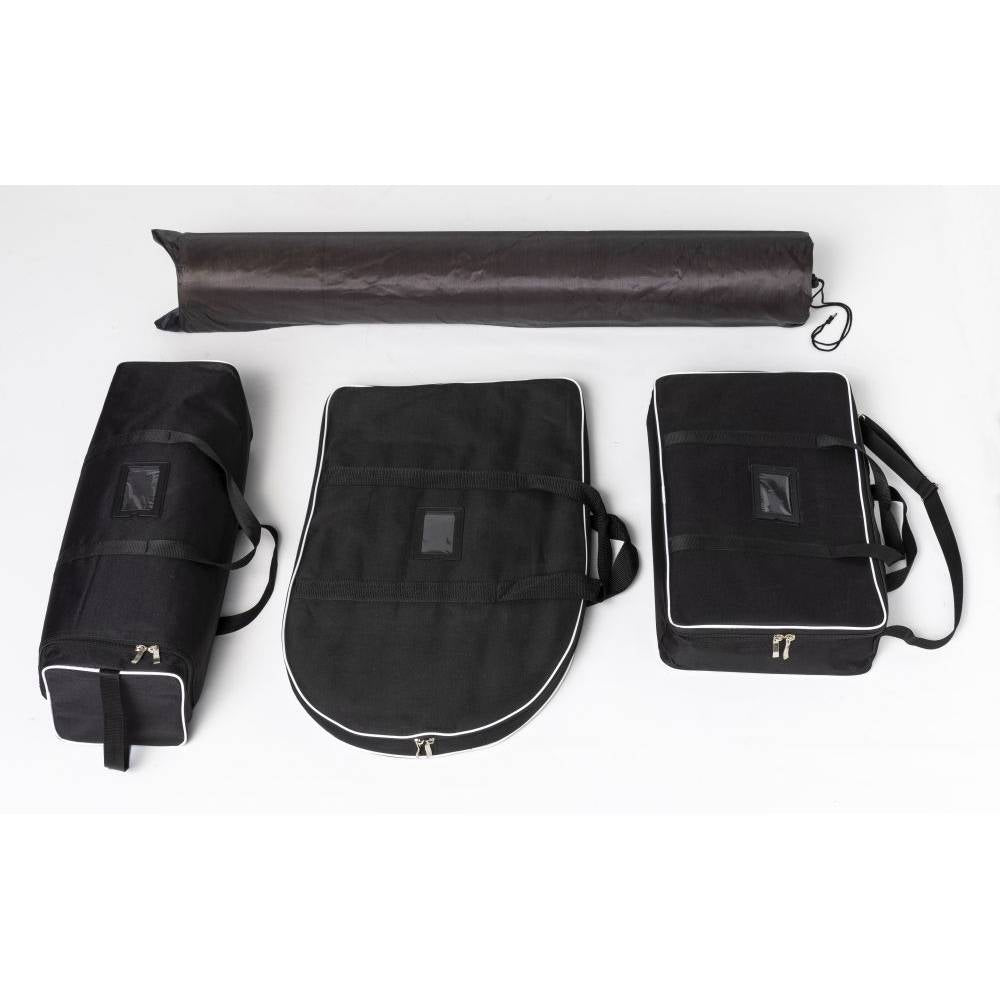 Transport bags supplied with the magnetic promotional counter
