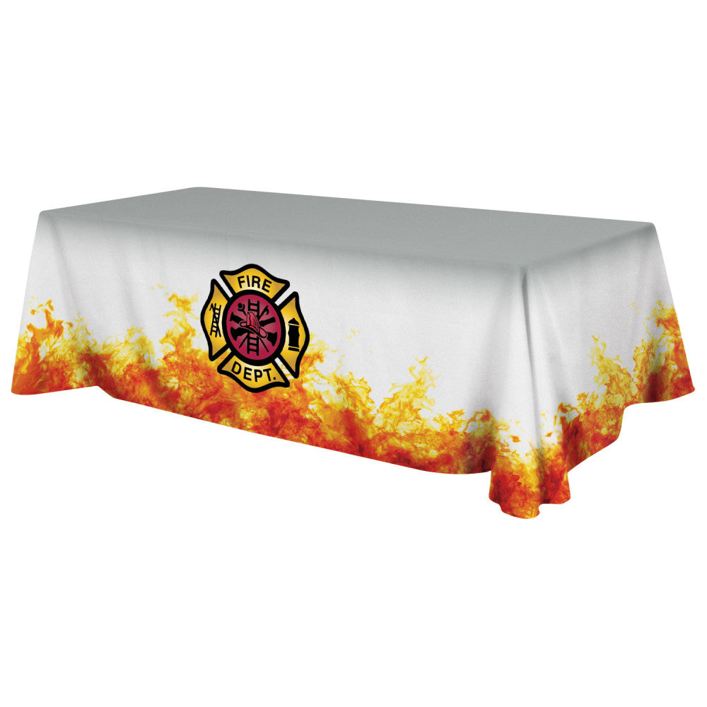 Custom Printed Open-Back Tablecloth – main