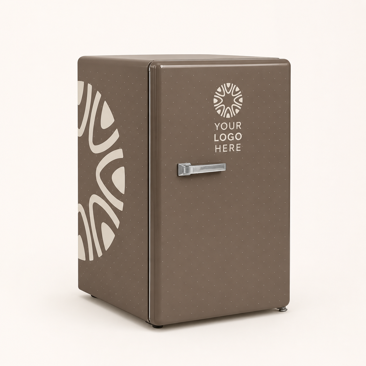 Custom Retro Cooler – Branded Countertop Display – custom branding example