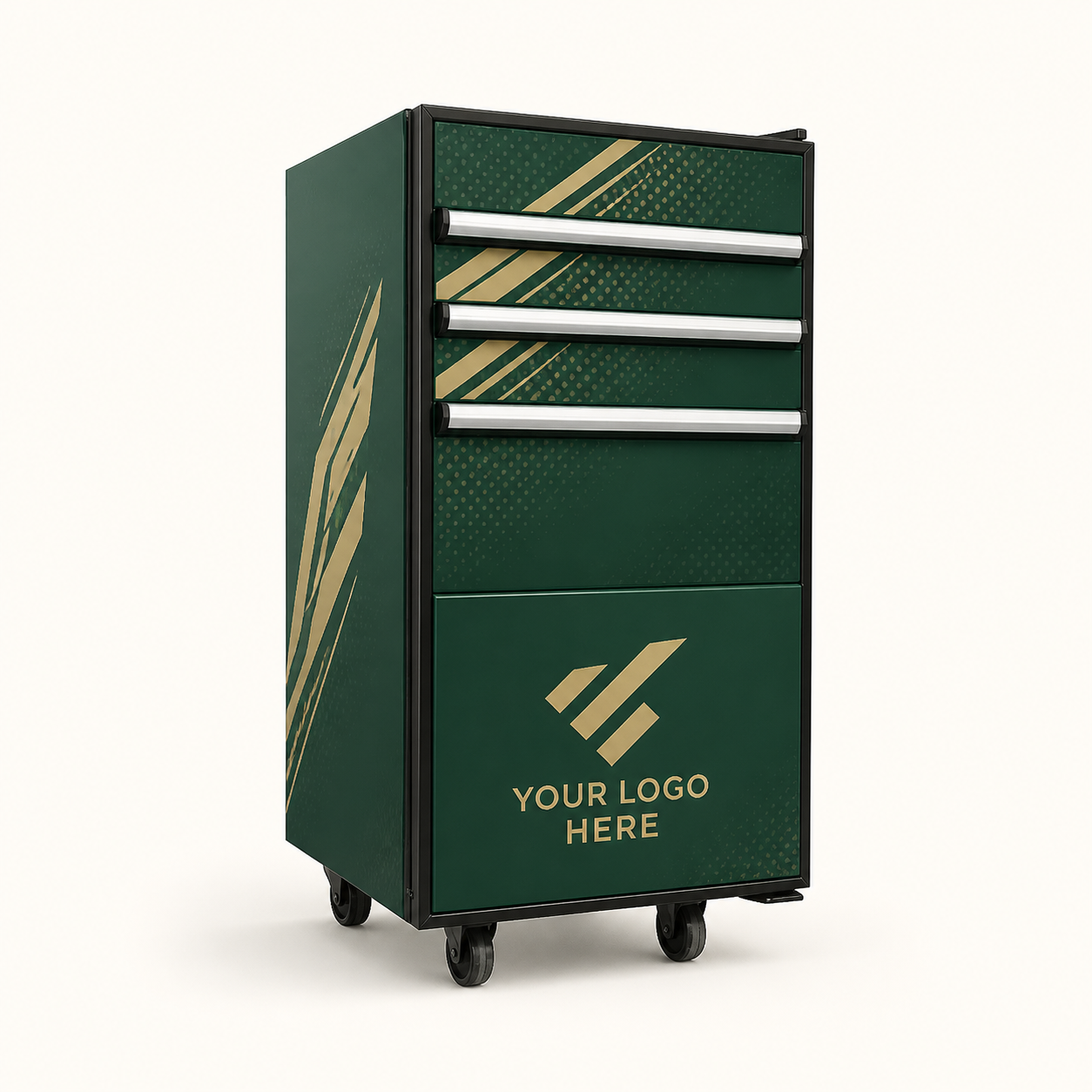 Branded Trolley Drink Cooler 98L – custom branding example