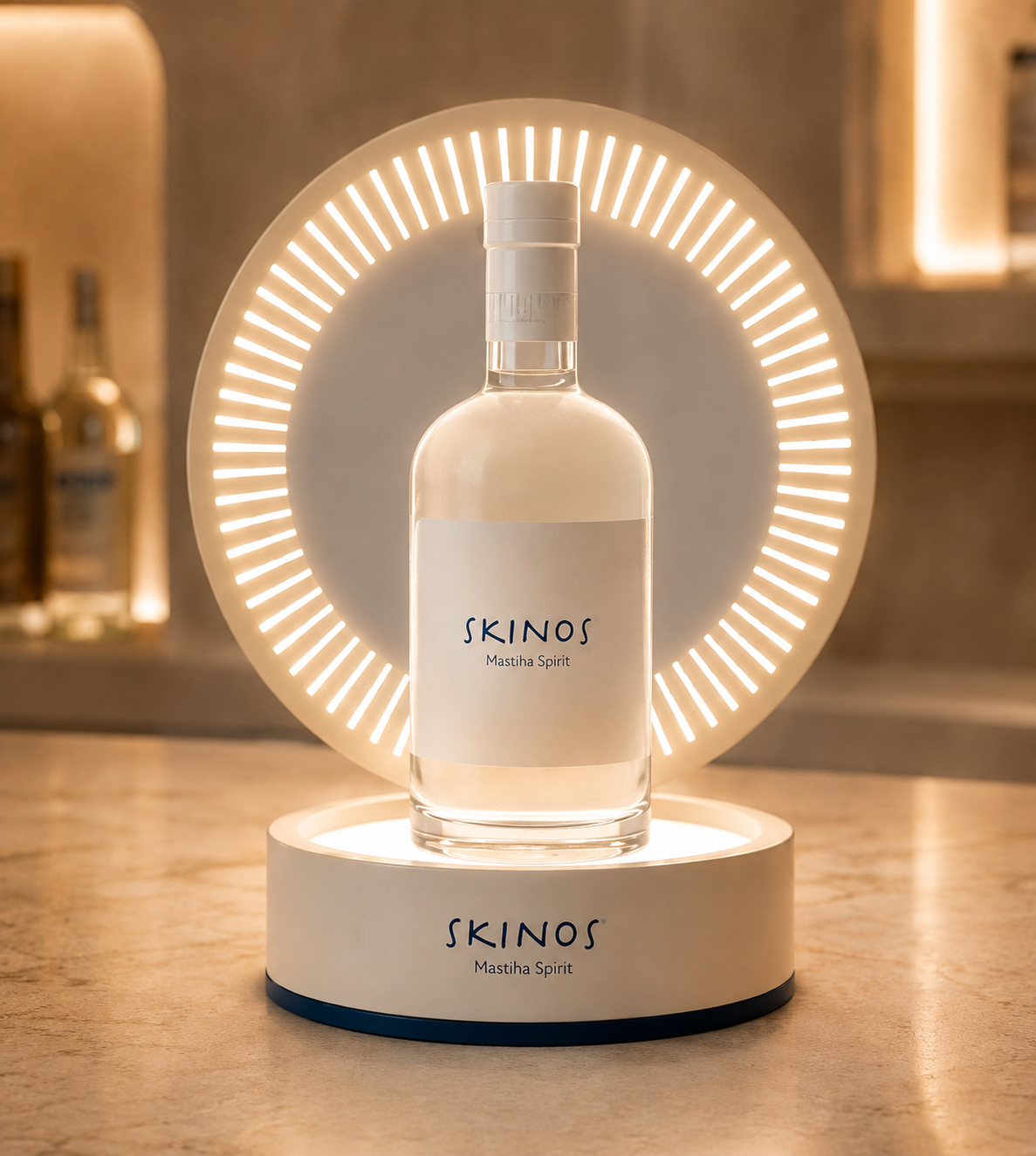 Skinos Bottle Glorifier with Halo