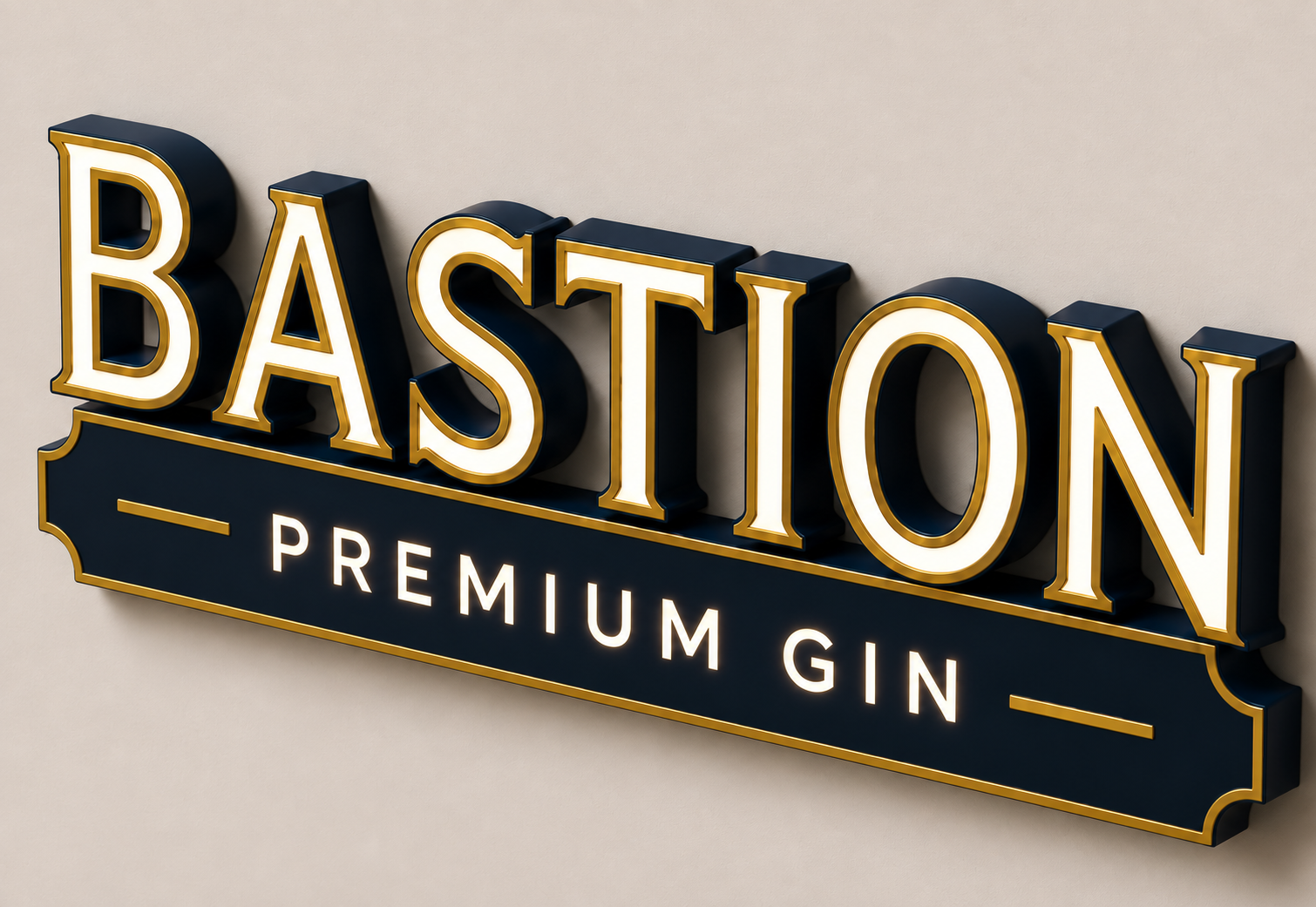 Bastion Neon Sign 50 x 19.4 cm