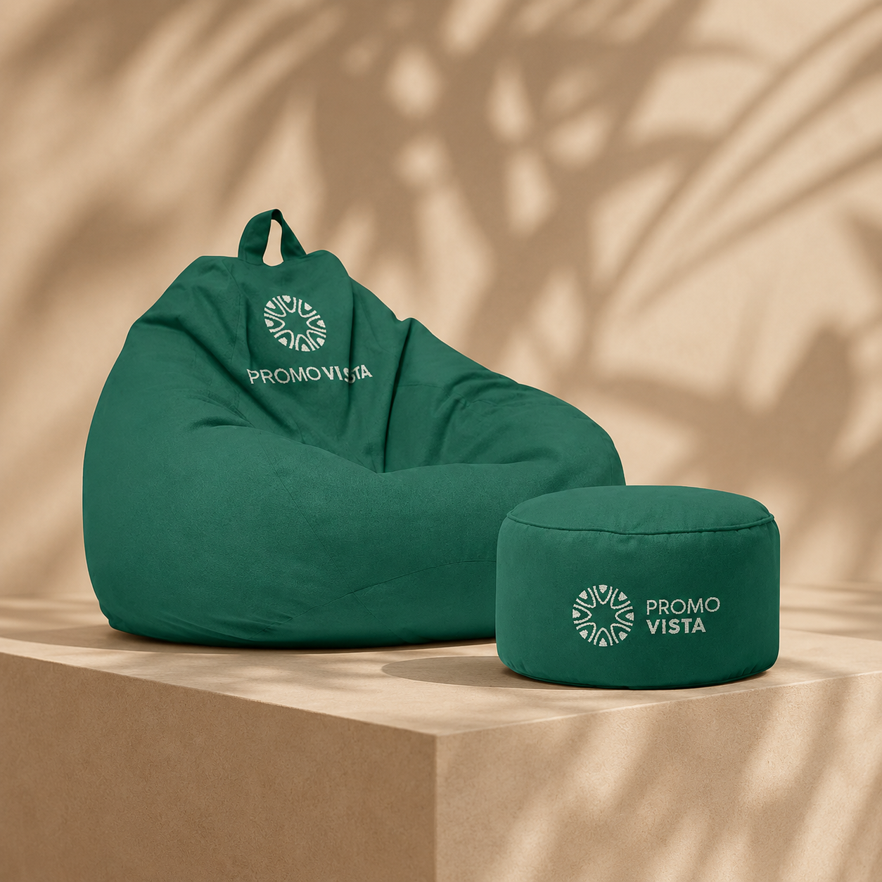 Promo Vista branded beanbag furniture