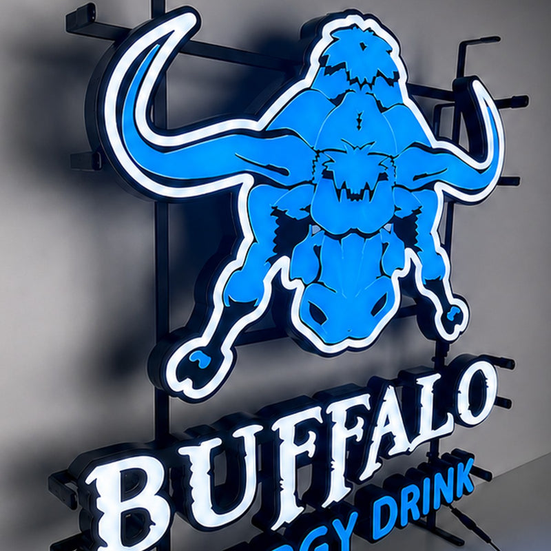 Custom LED letters sign for logo and wall branding - additional view