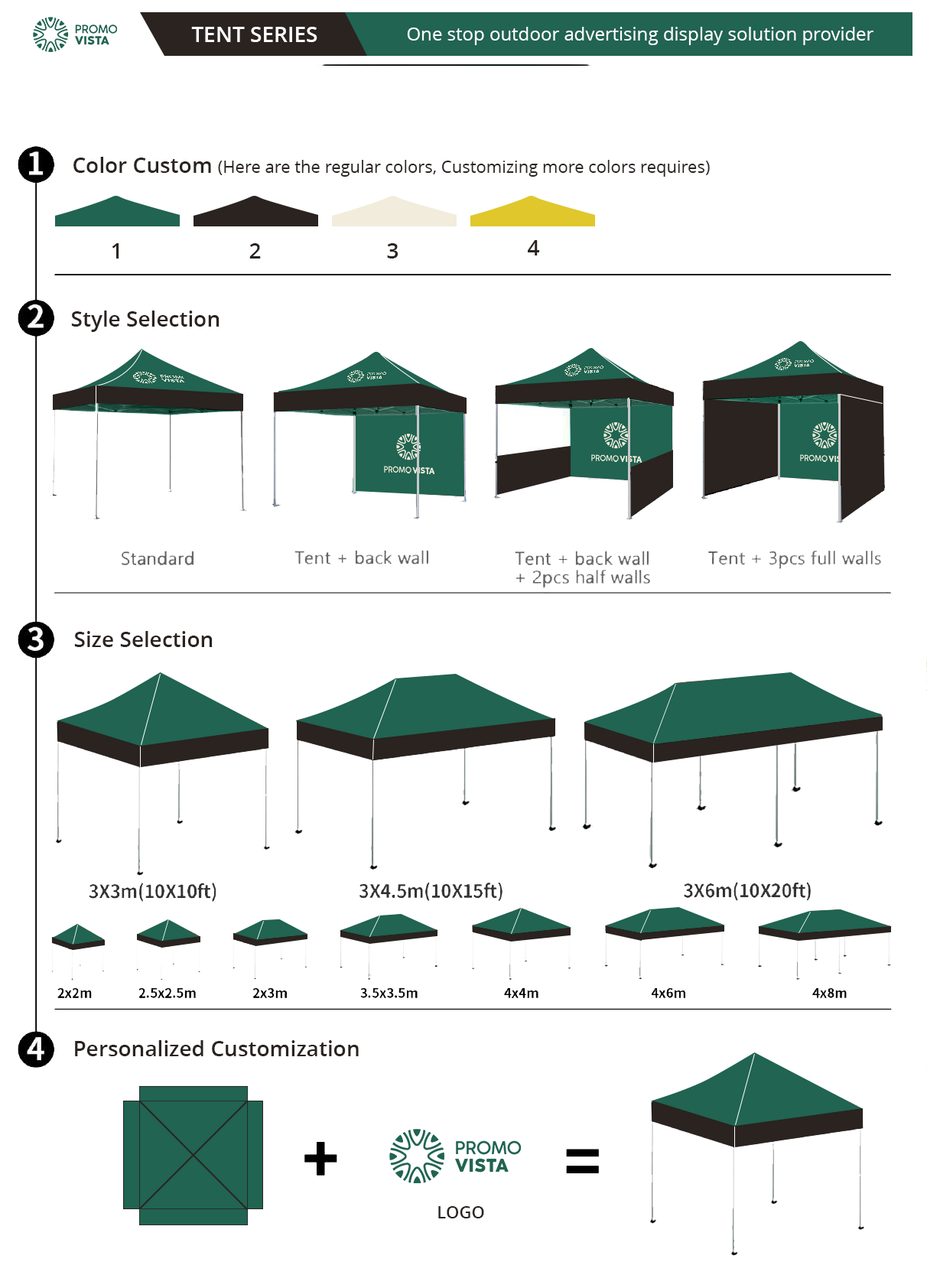 Custom Foldable Gazebo Tent – Waterproof & Portable