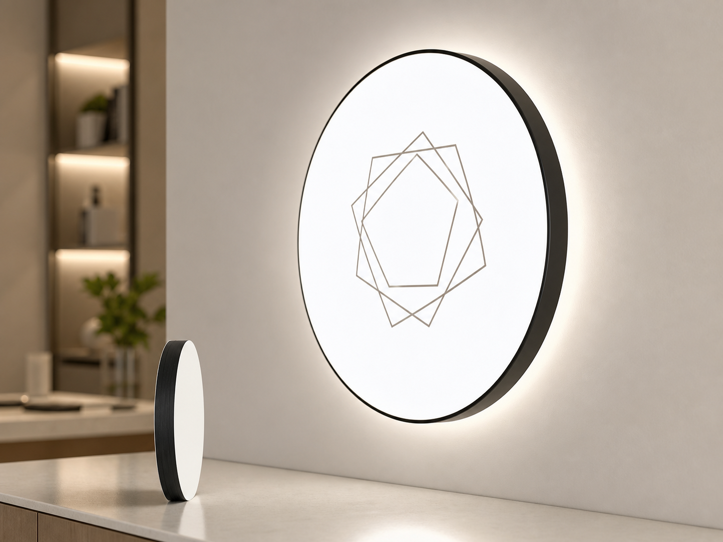 Unbranded finished ultra-thin LED lightbox sample