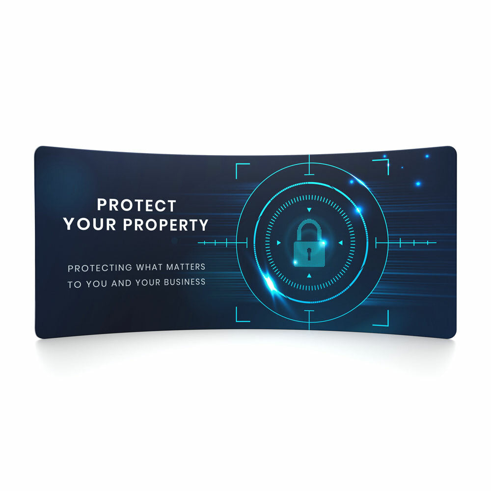 Custom Printed Zipper-Wall Curved 500x230cm — view 2