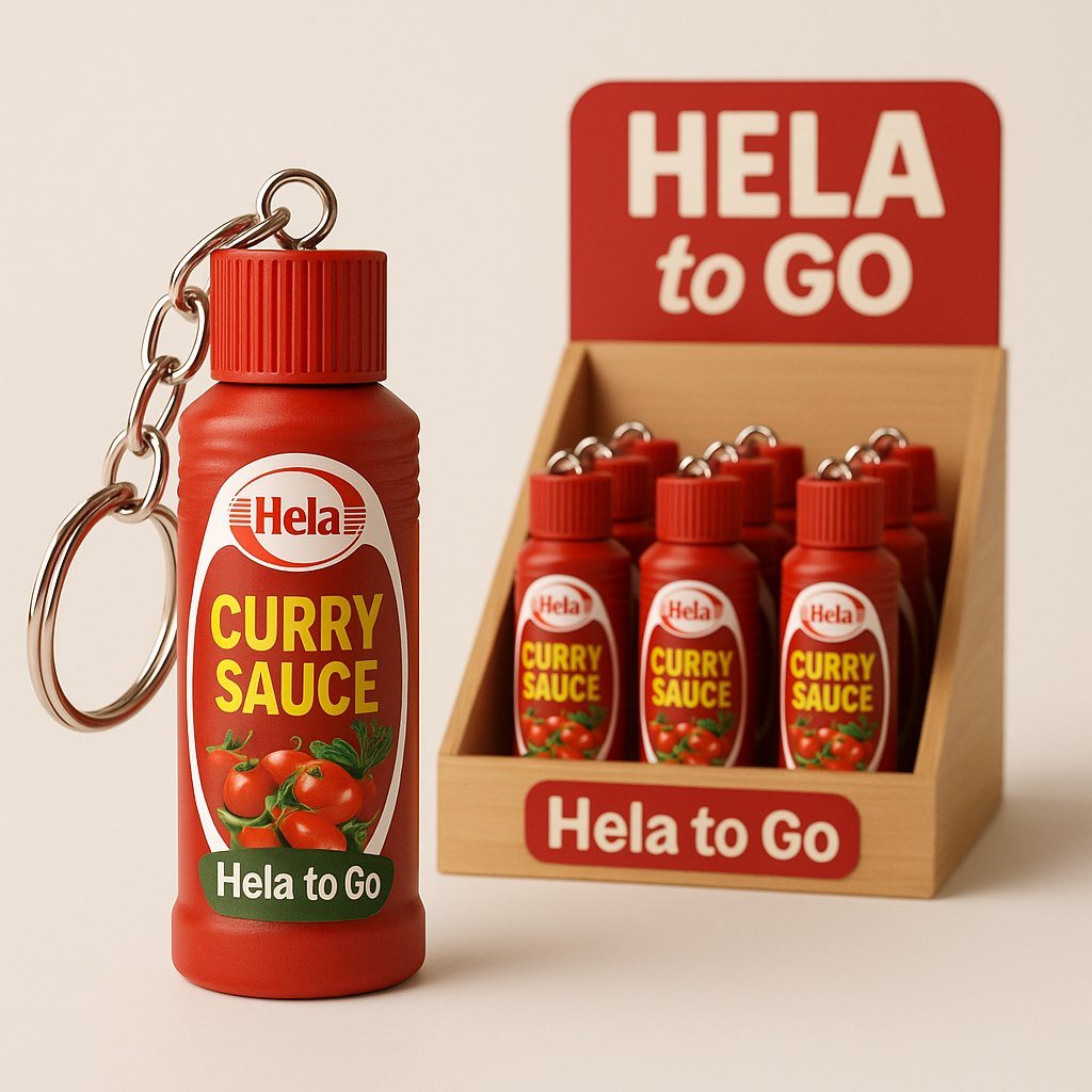 Concepto de minisalsa Hela to Go